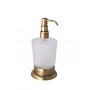 Дозатор для жидкого мыла настольный "Versace" (латунь/bronze) V026