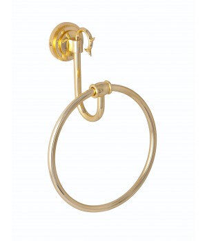 Кольцо для полотенец "Versace" (латунь/gold)