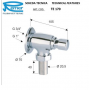 Кран-дозатор для слива туалета Remer TEMPOR TE17010