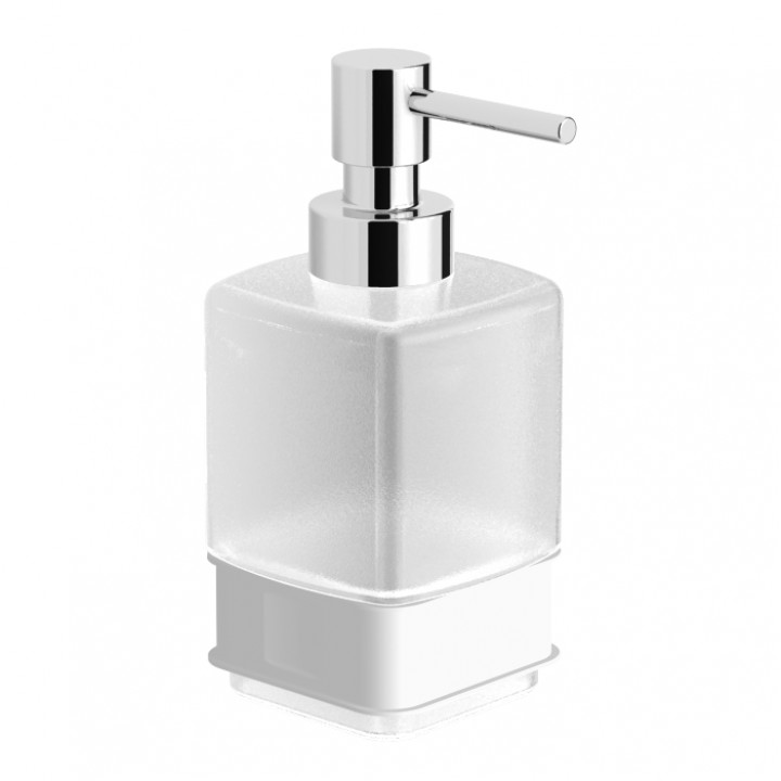 Дозатор для жидкого мыла VOLLE Teo матовое стекло/хром 15-88-121